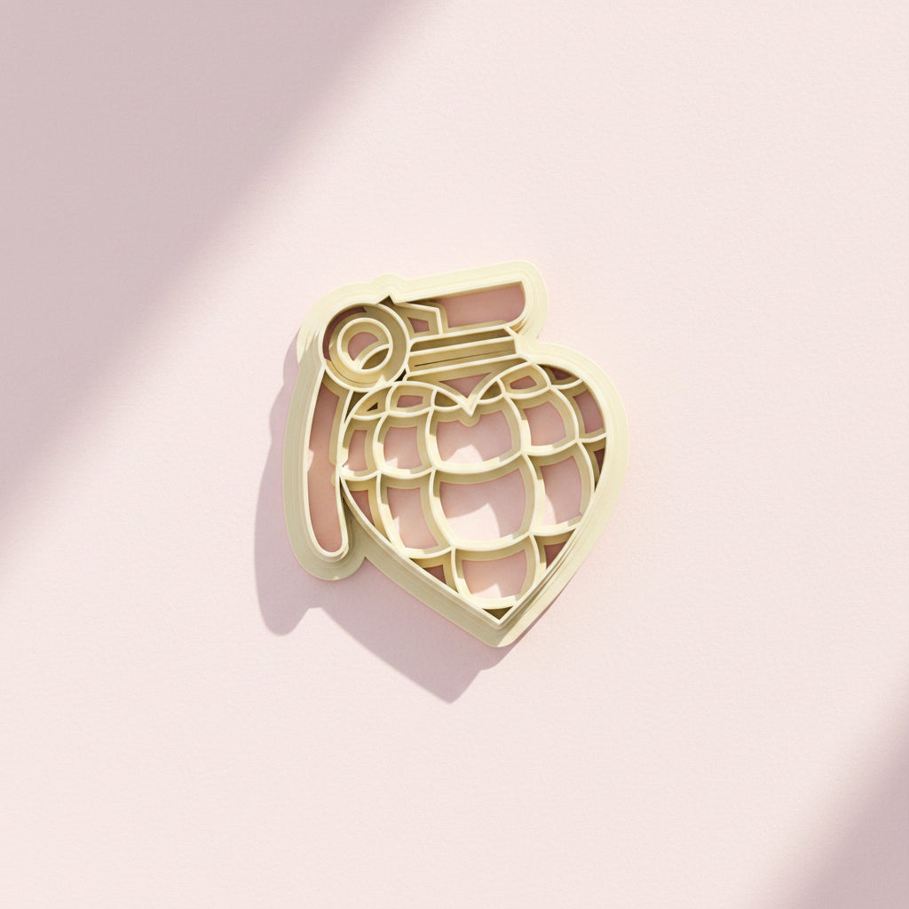 Emporte-pièce Grenade coeur – 25 à 45 mm – EP-550