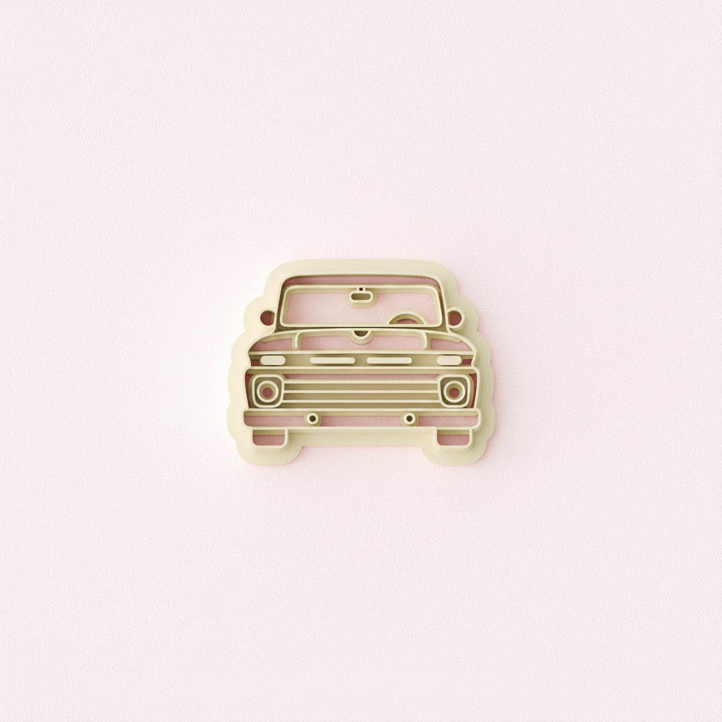 Emporte-pièce Voiture vintage de face – 30 à 50 mm – EP-561