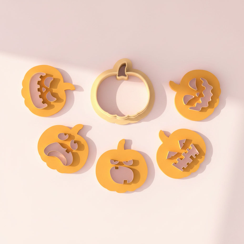 Kit de 6 emporte-pièces Citrouilles Halloween EP-573 – 25 à 51 mm