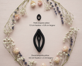 Lot de 2 emporte-pièces goutte ajourée pour bijoux DIY – Petit et grand format