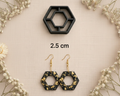 Emporte-pièce losange ajouré 2,5 cm – outil de découpe pour bijoux et loisirs créatifs. EP-27