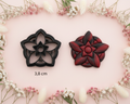 Emporte-pièce pour bijoux – DIY boucles d’oreilles – Fleur graphique ajourée – 3,8 cm