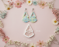Emporte-pièce pour bijoux – DIY boucles d’oreilles – Forme géométrique triangle éventail – 5,5 cm. EP-88