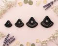 Emporte-pièce pampille éventail goutte ajourée – Bijoux DIY – 4 tailles disponibles 30 à 45 mm