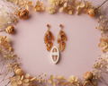Emporte-pièce pour bijoux – DIY boucles d’oreilles – Forme feuille nervurée – 4 cm. EP-05
