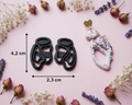 Lot de 2 emporte-pièces pour boucles d’oreilles – Paire gauche droite – DIY argile polymère