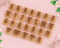 Emporte-pièces alphabet lettres A à Z – bijoux pâte polymère – 13, 17 ou 20 mm – EP-212