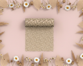 Rouleau texturé empreintes oiseaux – texture pâte polymère – motif nature organique – DIY bijoux – 8 cm. RL02