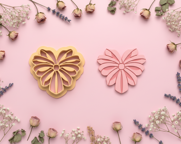 Emporte-pièces bijoux pâte polymère – formes géométriques & fleurs –  25 à 45 mm – DIY boucles d’oreilles – EP-250