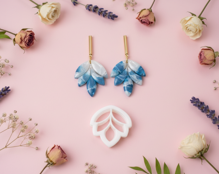 Emporte-pièce pour boucles d’oreilles – DIY bijoux – Feuille ajourée – Création pampilles. EP-17