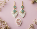 Emporte-pièce pour bijoux – DIY boucles d’oreilles – Forme ajourée graphique – 4 cm. EP-19