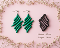 Emporte-pièce vague graphique bijoux DIY – 4,3 cm – création pampilles – fabriqué en France. EP-100