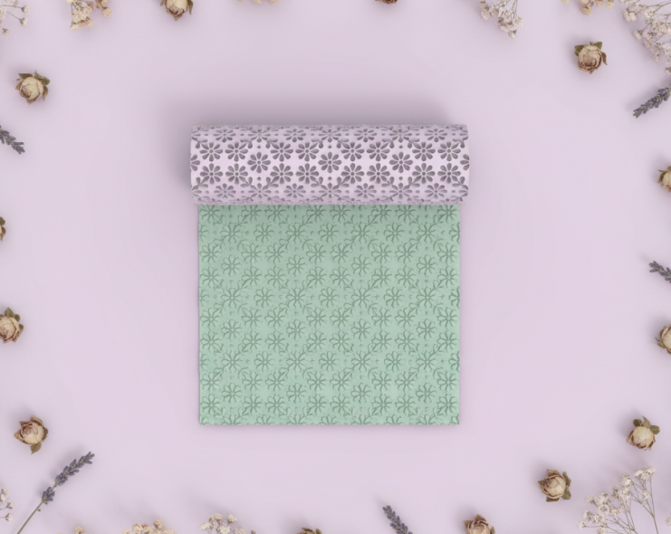 Rouleau texture Floral Lattice – pâte polymère bijoux DIY –  fabriqué en France