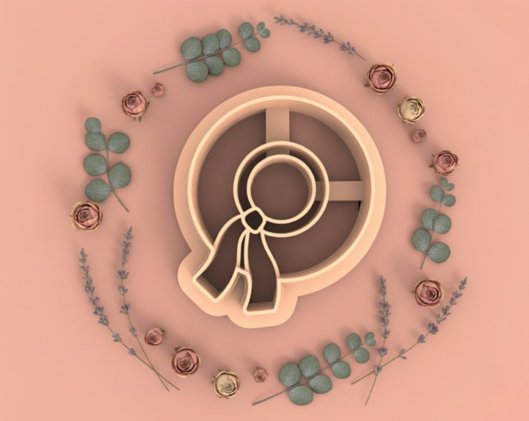 Emporte-pièce chapeau Riviera pour bijoux DIY – pâte polymère – 20 à 35 mm – EP-402