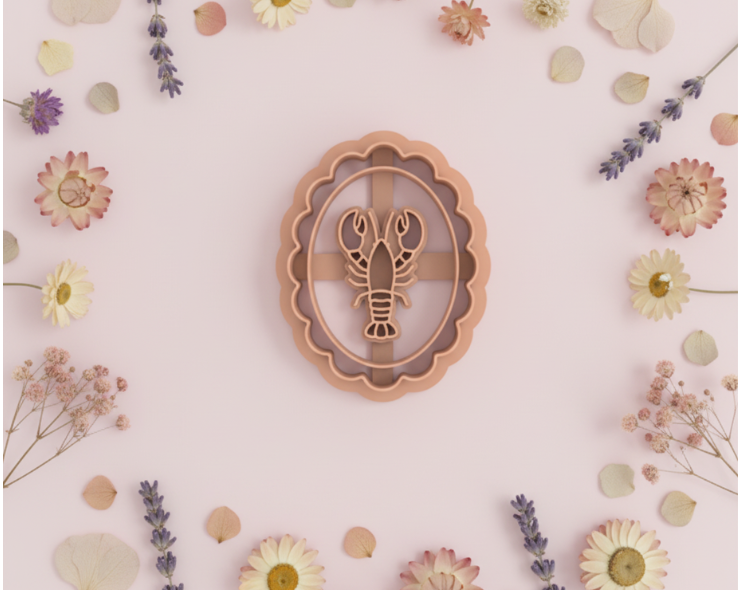 Emporte-pièce médaillon homard DIY – 30 à 45 mm – EP-411