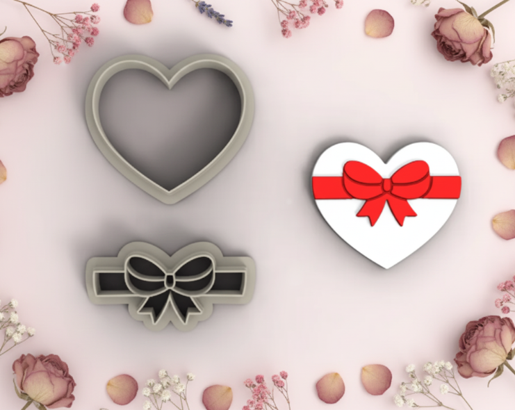 Emporte-pièce cœur cadeau DIY – lot de 2 – 20 à 40 mm – EP-415