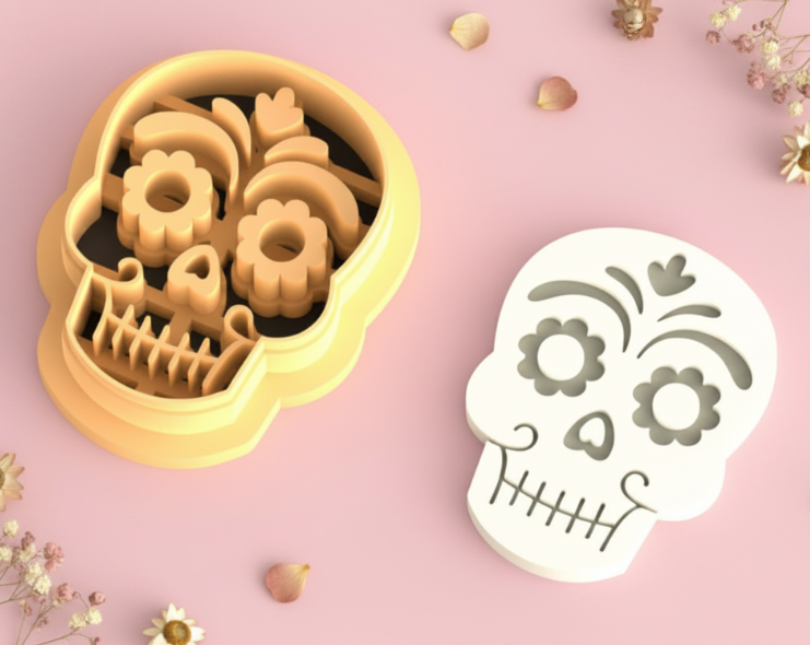 Emporte-pièce tête calavera DIY – 25 à 45 mm – EP-427