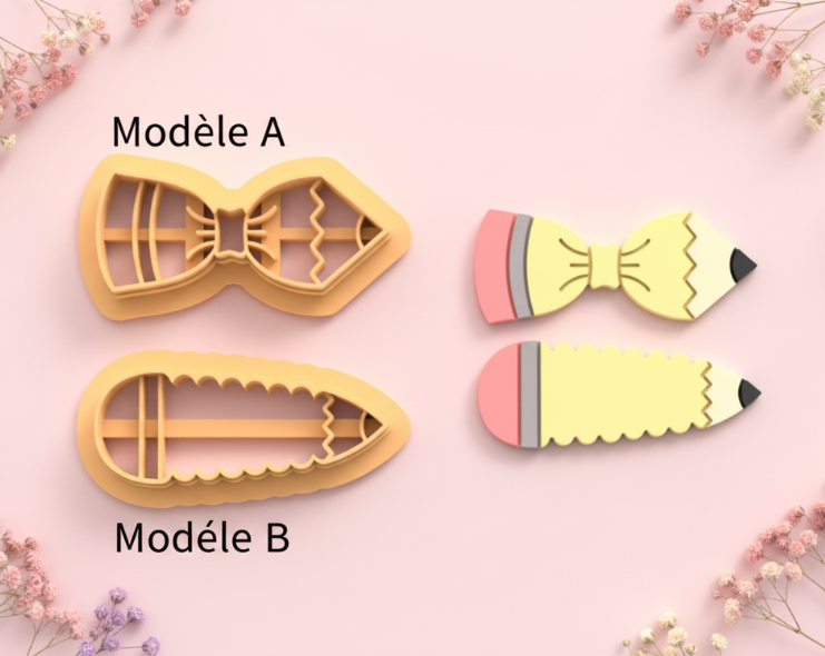 Emporte-pièce crayon DIY – 2 modèles au choix – EP-432