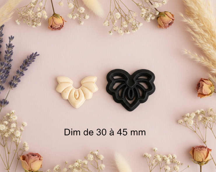 Emporte-pièce pampille papillon ajouré – Bijoux DIY – 4 tailles disponibles 30 à 45 mm