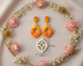 Emporte-pièce pour bijoux – DIY boucles d’oreilles – Forme losange ajouré – 3,4 cm