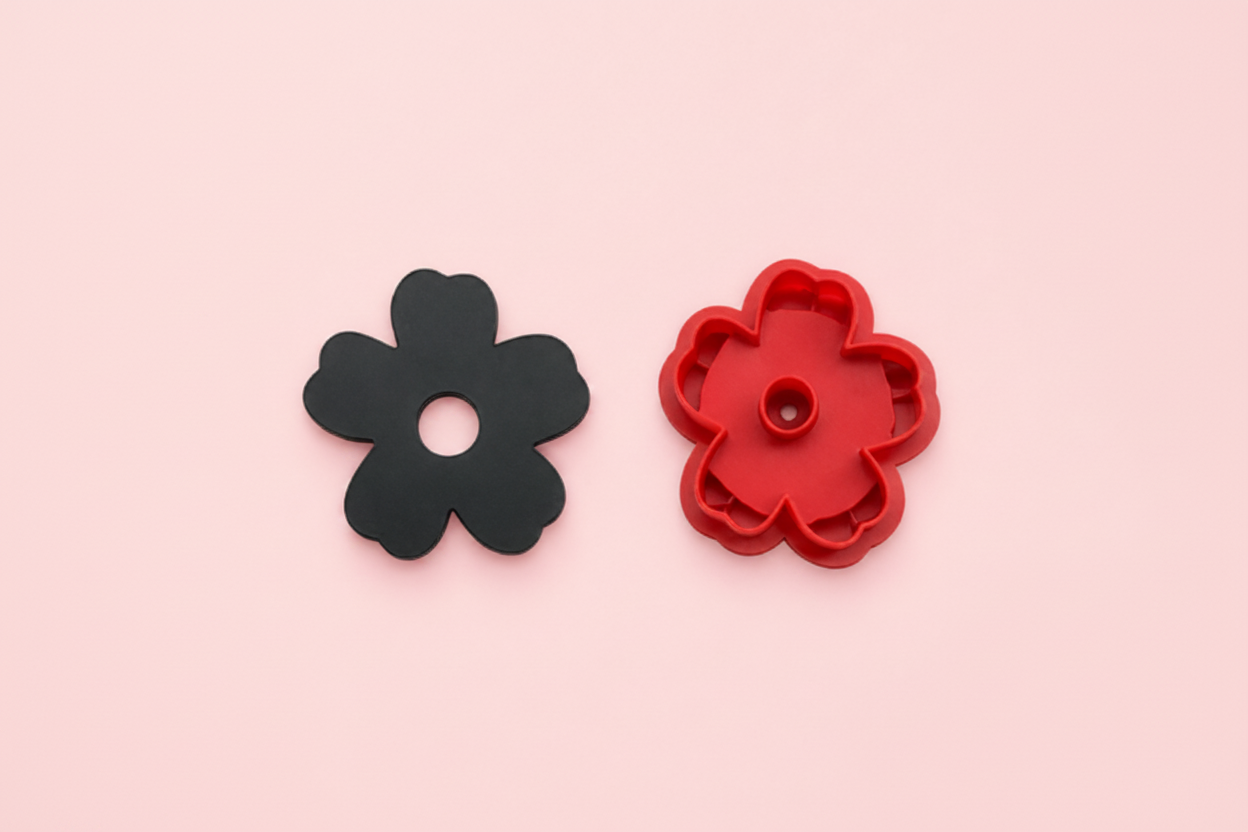Emporte-pièce fleur minimaliste DIY – 20 à 40 mm – EP-443