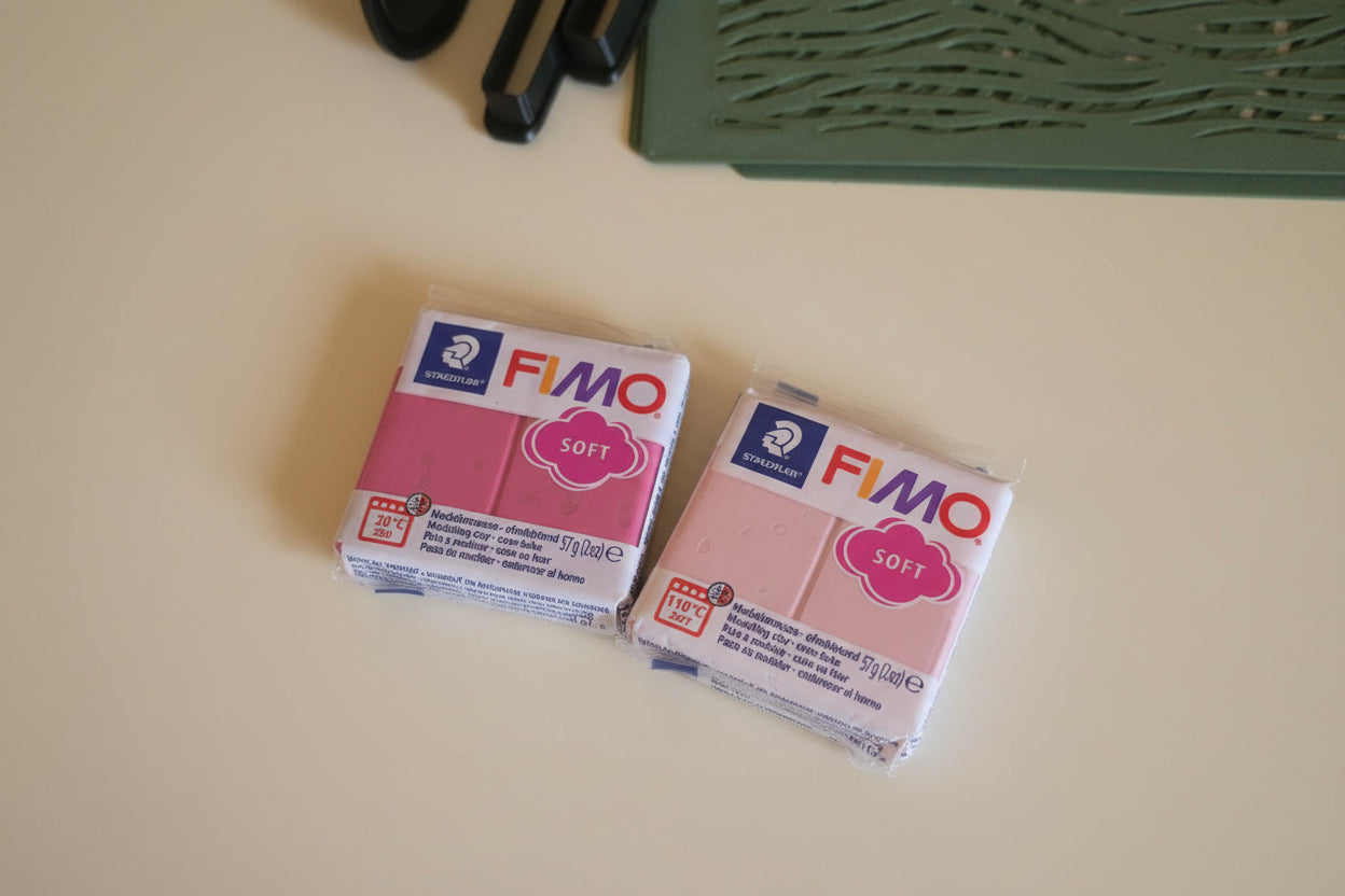 Kit création bijoux pâte polymère – Pampilles & créoles interchangeables + guide PDF