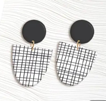 Feuille de transfert rayures pas droites pour pâte polymère  – 10 × 14 cm – DIY bijoux. TF06