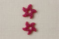 Pampilles star glitter pink