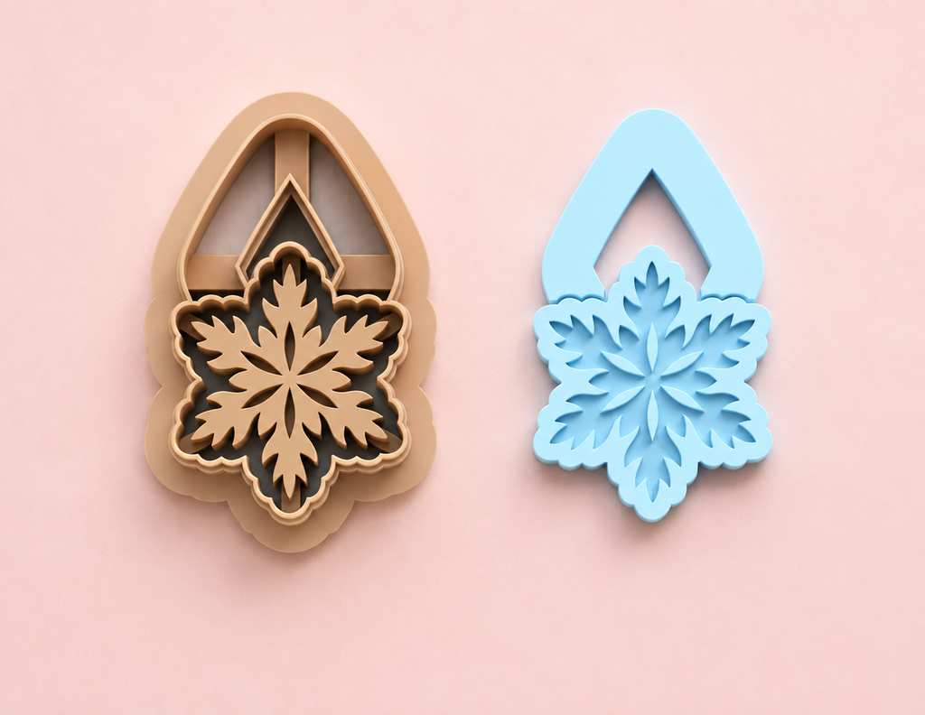 Emporte-pièce Flocon de neige suspendu – 25 à 45 mm – EP-663