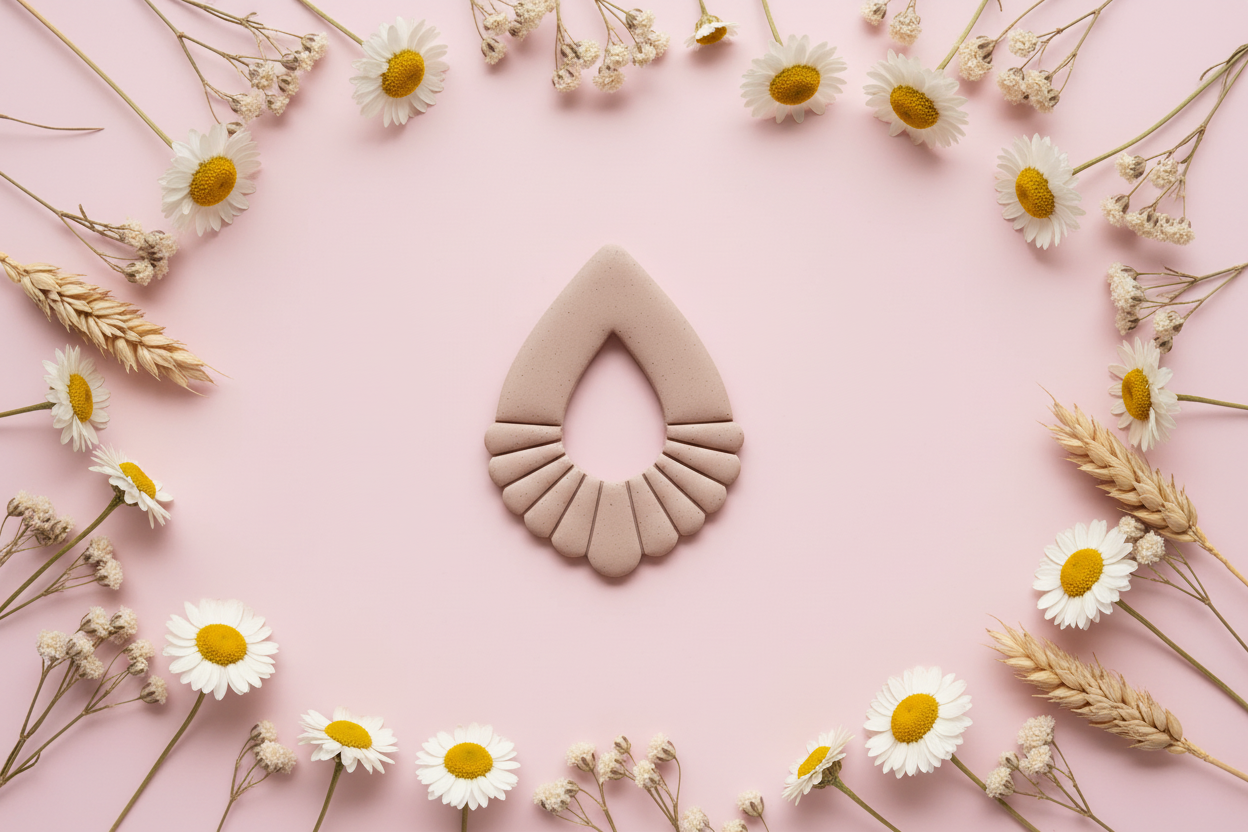 Emporte-pièce goutte bohème ajourée – bijoux pâte polymère – 30 à 45 mm – EP-240