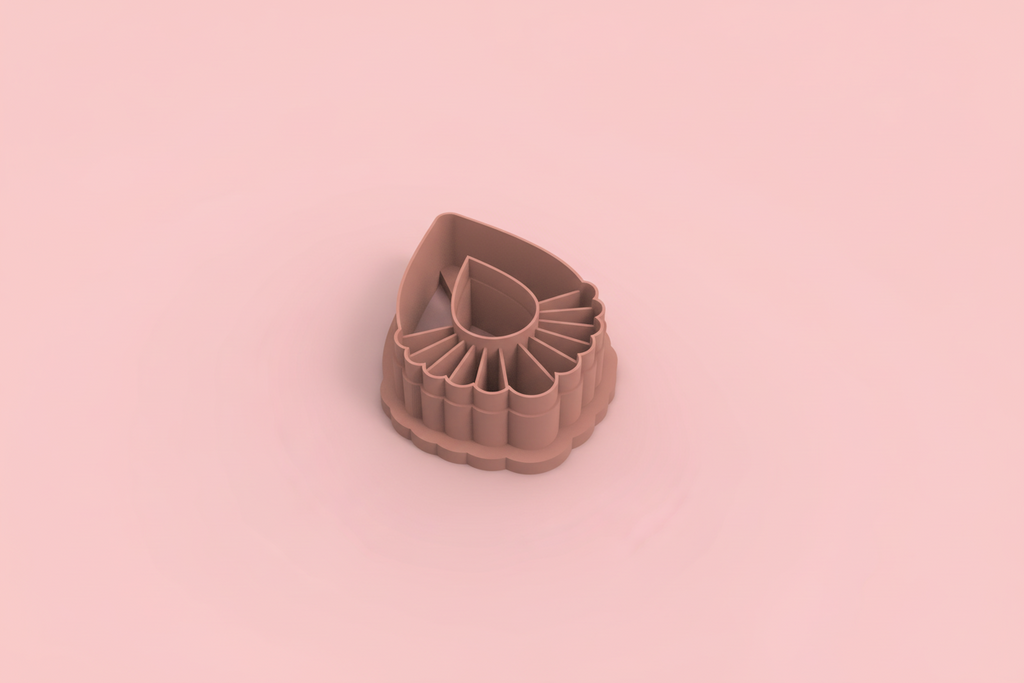 Emporte-pièce goutte bohème ajourée – bijoux pâte polymère – 30 à 45 mm – EP-240