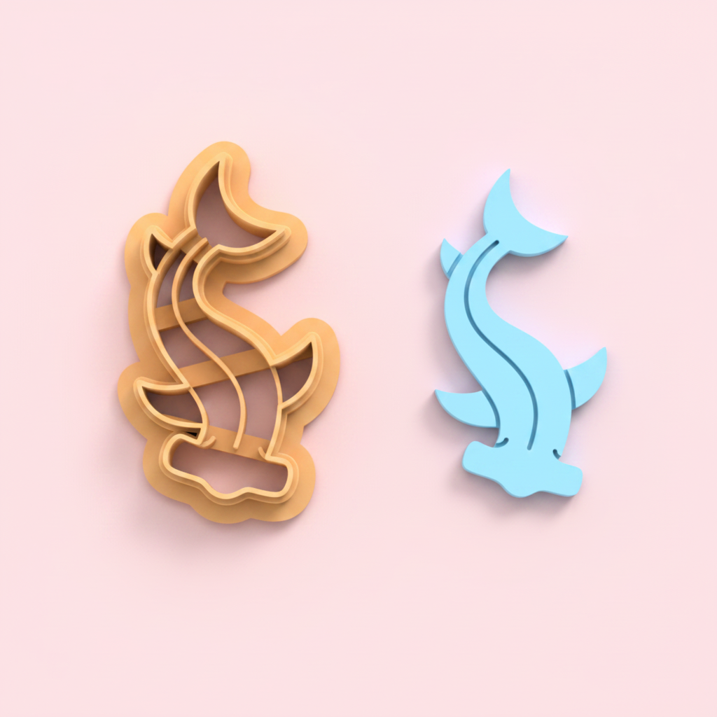 Emporte-pièce requin stylisé DIY – 35 à 55 mm – EP-449