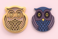 Emporte-pièce hibou – cutter pâte polymère bijoux DIY pampilles – motif chouette cartoon – 5 tailles 25 à 51 mm – EP-263 – fabriqué en France