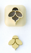 Mini emporte-pièce abeille – cutter pâte polymère bijoux DIY breloques – 8 10 12 mm – EP-280 – fabriqué en France