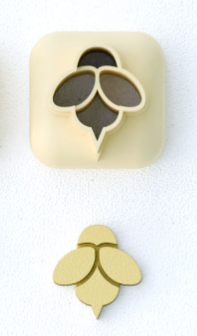 Mini emporte-pièce abeille – cutter pâte polymère bijoux DIY breloques – 8 10 12 mm – EP-280 – fabriqué en France