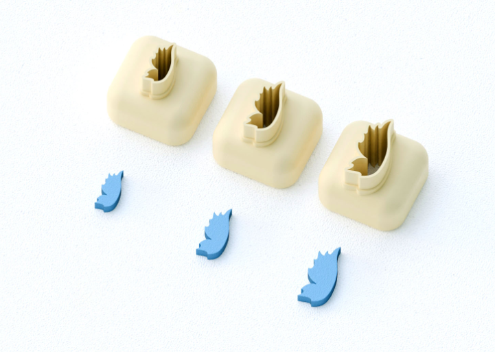 Mini emporte-pièce aile – cutter pâte polymère bijoux DIY breloques – 8 10 12 mm – EP-283 – fabriqué en France
