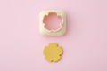 Mini emporte-pièce fleur arrondie – cutter pâte polymère bijoux DIY breloques – 8 10 12 mm – EP-284 – fabriqué en France