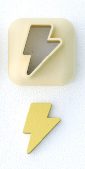 Mini emporte-pièce éclair – cutter pâte polymère bijoux DIY breloques – 8 10 12 mm – EP-289 – fabriqué en France
