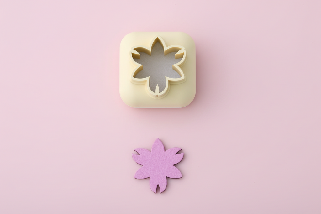 Mini emporte-pièce fleur – cutter pâte polymère bijoux DIY breloques – 8 10 12 mm – EP-293 – fabriqué en France