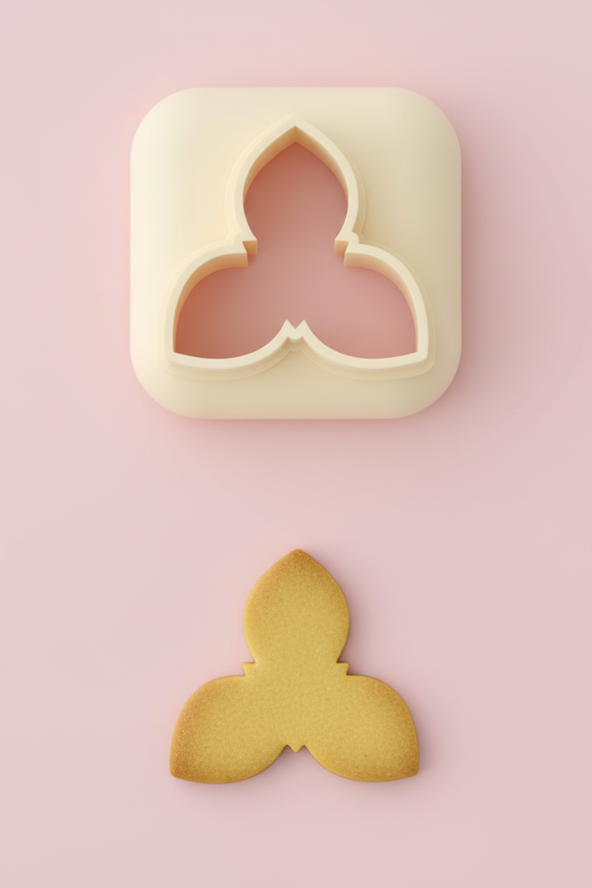 Mini emporte-pièce fleur – cutter pâte polymère bijoux DIY breloques – 8 10 12 mm – EP-295 – fabriqué en France