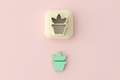 Mini emporte-pièce pot de fleur – cutter pâte polymère bijoux DIY breloques – 8 10 12 mm – EP-300 – fabriqué en France
