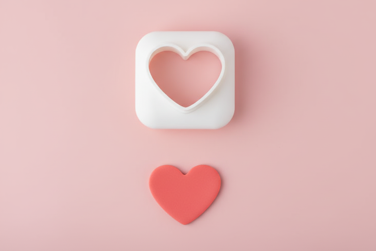 Mini emporte-pièce cœur – cutter pâte polymère bijoux DIY breloques – 8 10 12 mm – EP-321 – fabriqué en France