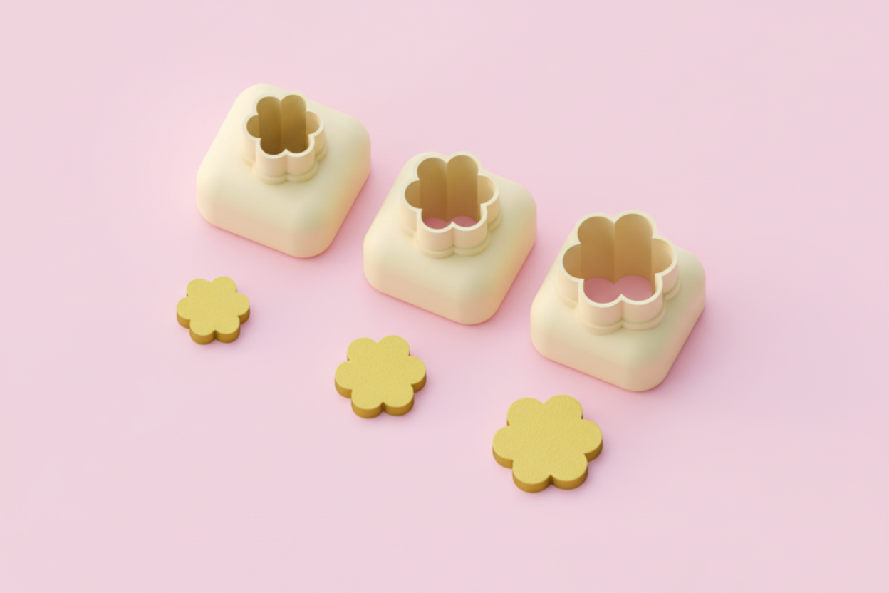 Mini emporte-pièce cœur – cutter pâte polymère bijoux DIY breloques – 8 10 12 mm – EP-322 – fabriqué en France