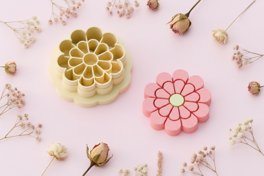 Emporte-pièce fleur marguerite – pâte polymère bijoux DIY – 25 à 45 mm – EP-365 – fabriqué en France