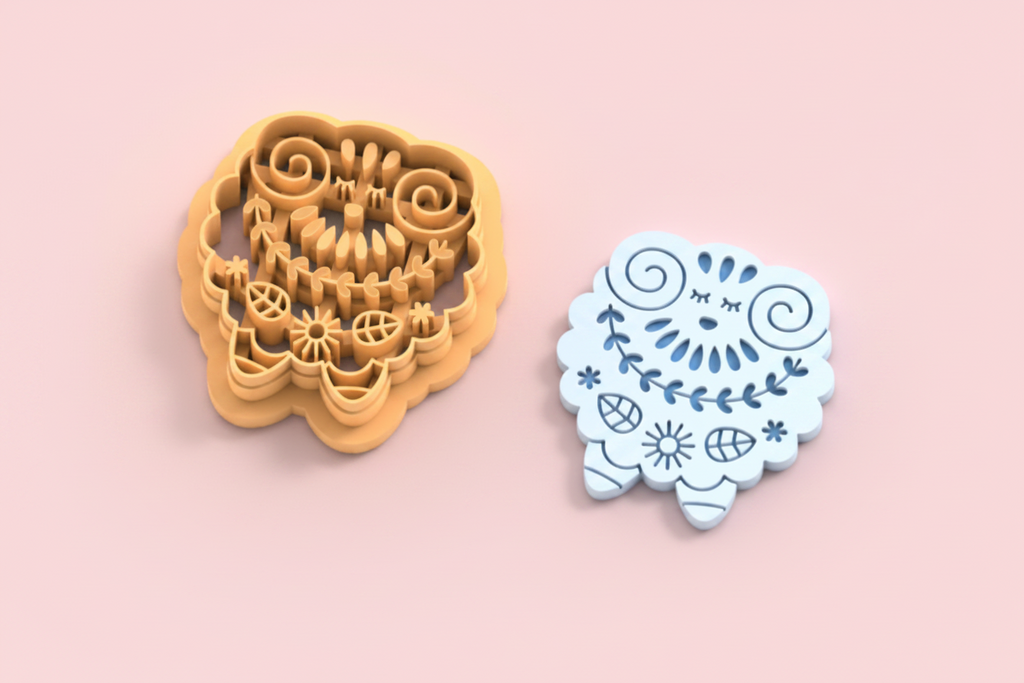 Emporte-pièce mouton mandala – pâte polymère bijoux DIY – 25 à 45 mm – EP-377 – fabriqué en France