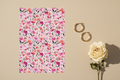 Feuille de transfert fleurs pour pâte polymère  – 10 × 14 cm – DIY bijoux. TF28