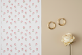 Feuille de transfert petites roses  pour pâte polymère  – DIY bijoux. TF20