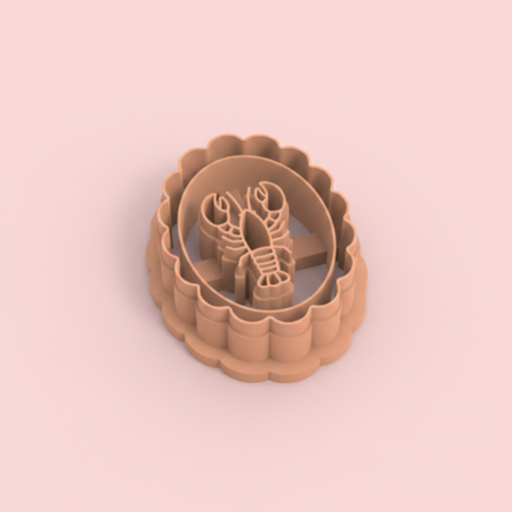 Emporte-pièce médaillon homard DIY – 30 à 45 mm – EP-411
