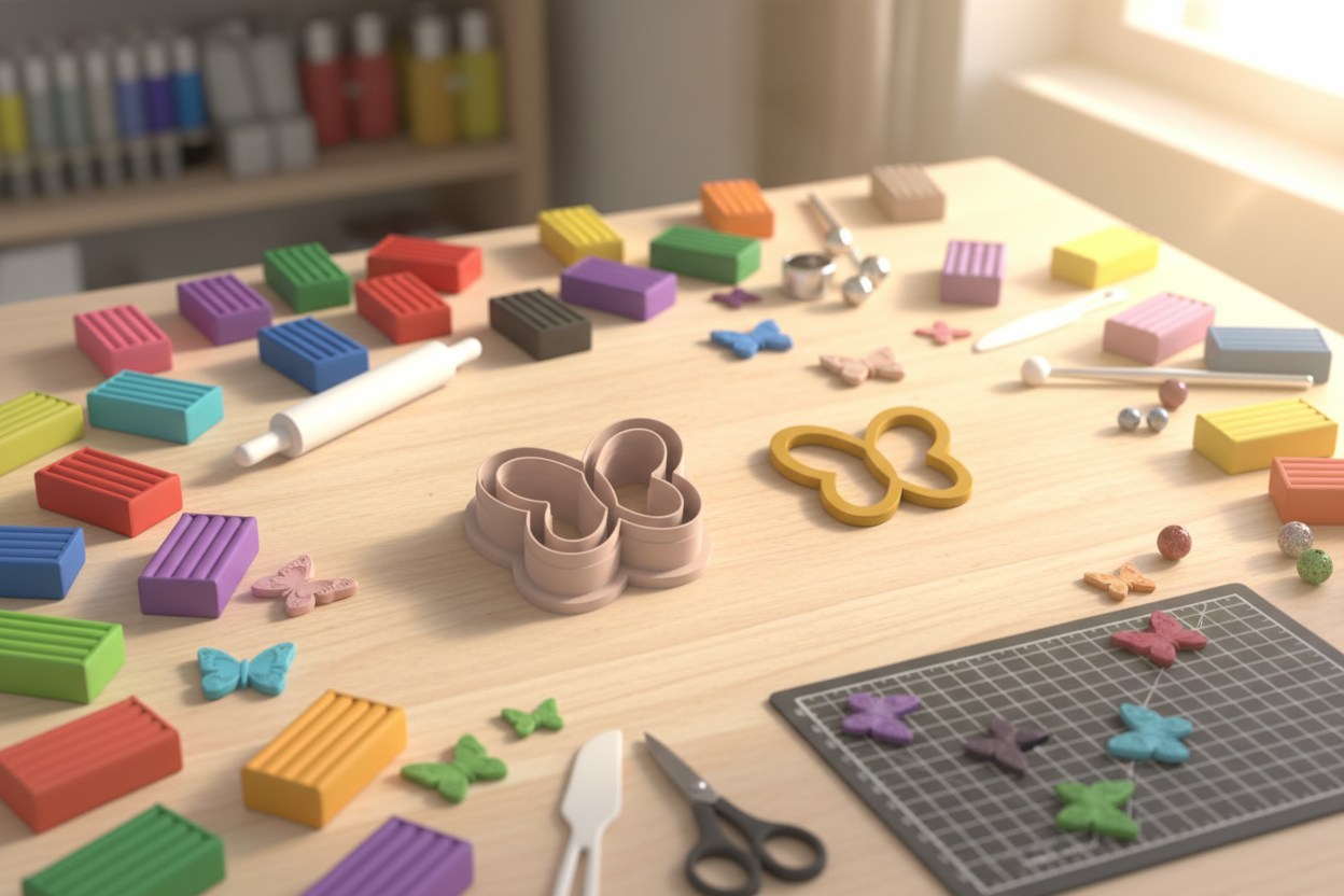 Emporte-pièce papillon minimaliste DIY – 30 à 45 mm – EP-413