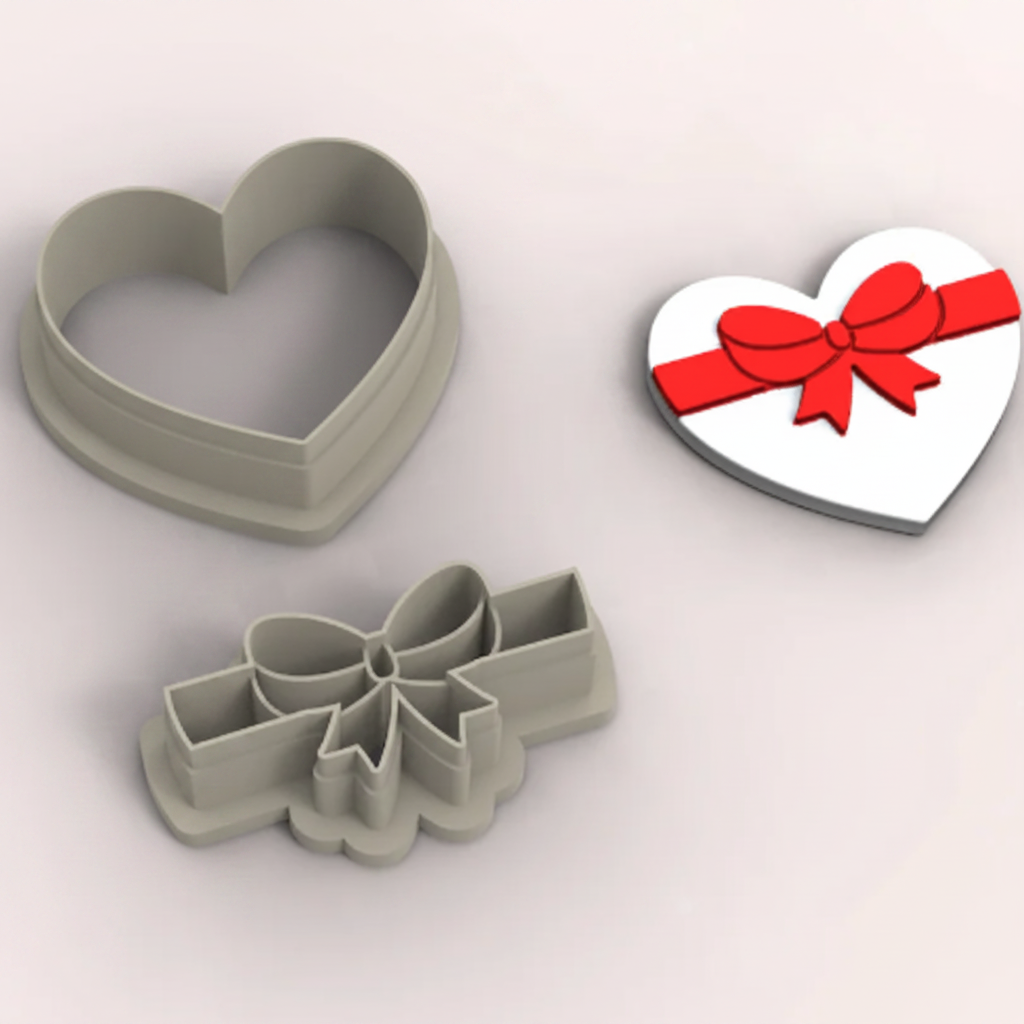 Emporte-pièce cœur cadeau DIY – lot de 2 – 20 à 40 mm – EP-415